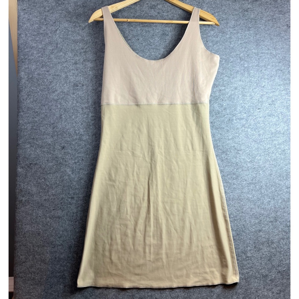 Spanx Womens 1X Beige Nude Full Slip Shapewear Scoop Neck Sleeveless RN112121